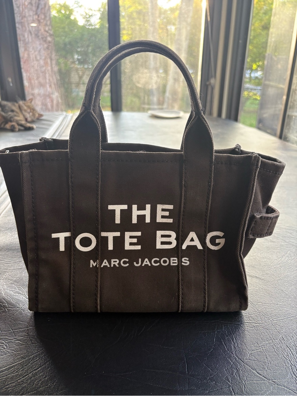 Marc Jacobs The Small Tote Bag Black Canvas M0016493